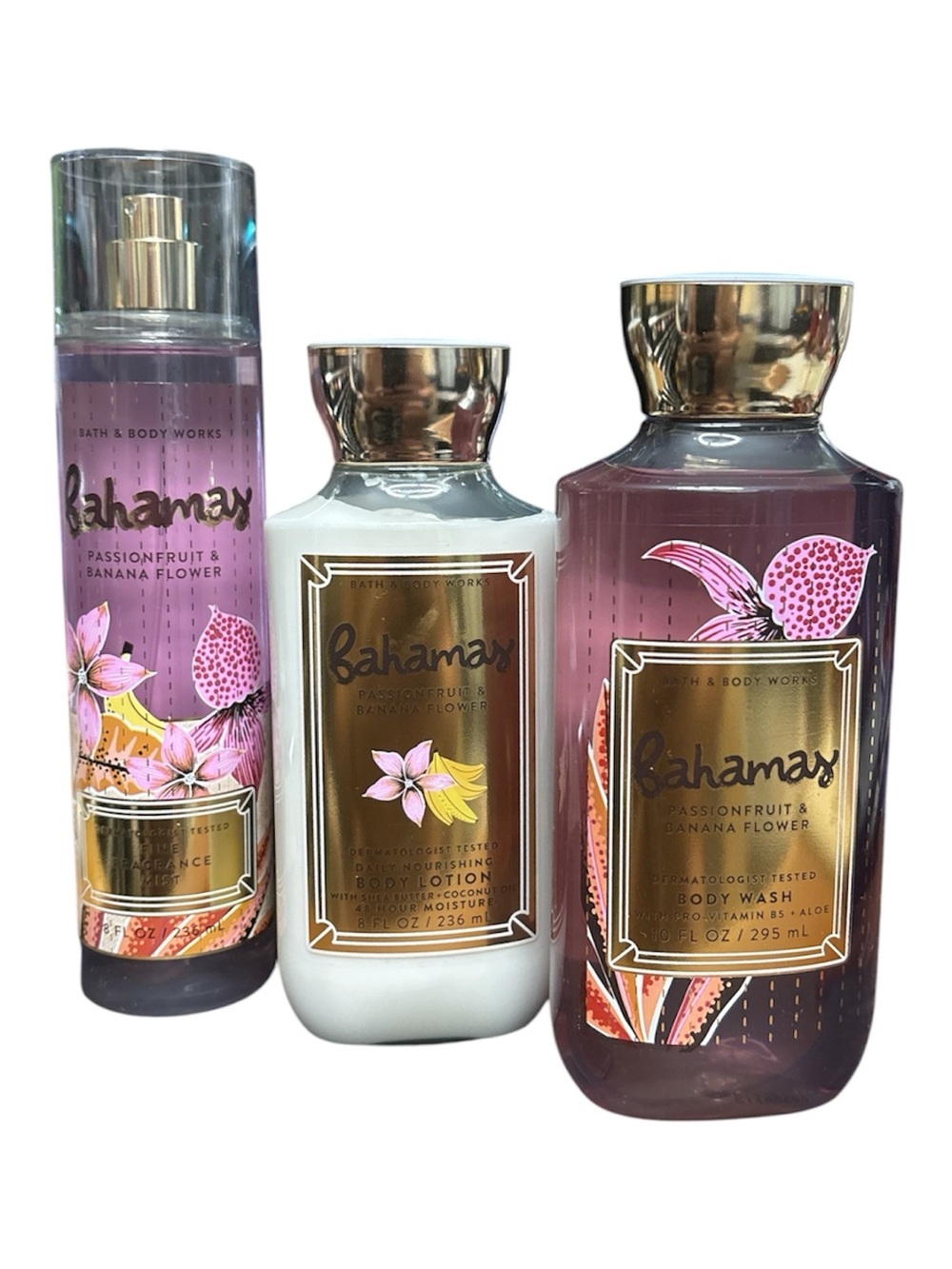 Bath & Body Works Bahamas Trio: Mist, Lotion, & Body Wash Set 🌺